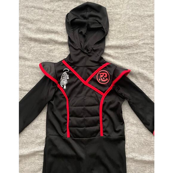 Spooktacular Ninja Kids Size 3T Black Halloween Costume - Picture 6 of 11
